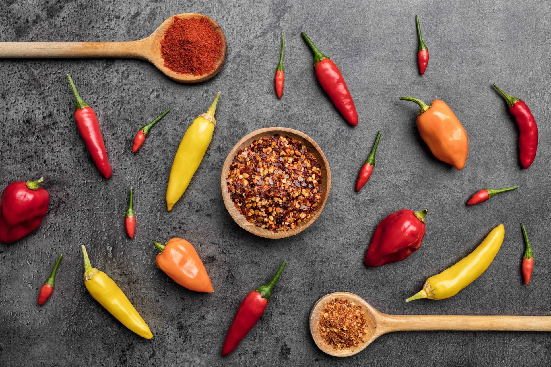 Feurige Chili-Verkostung